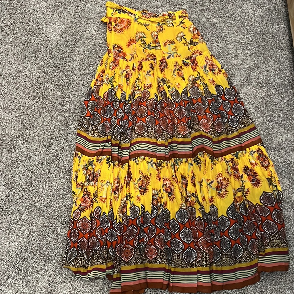 EUC Alexis Erris Maxi Skirt in Amber Bloom M - Picture 7 of 7